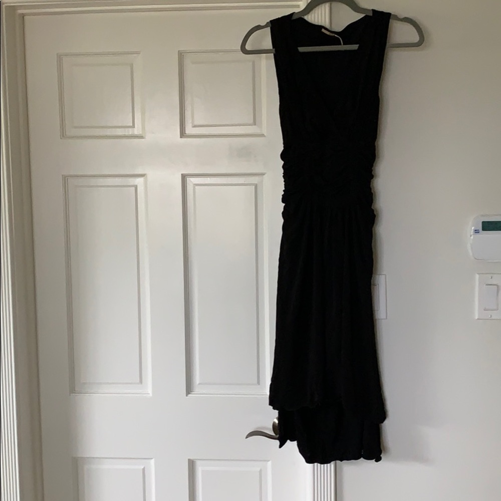 Max studio smocked dress black size S